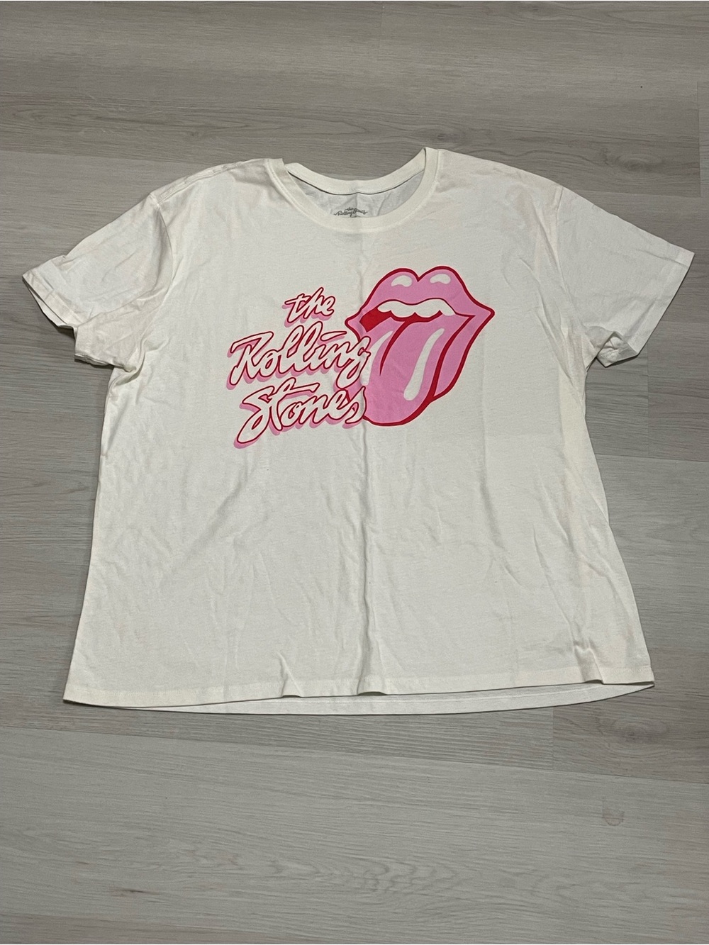 Rolling Stones White Tee